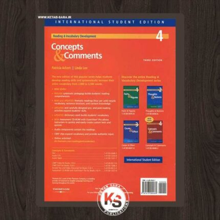 CONCEPTS AND COMMENTS BACK COVER